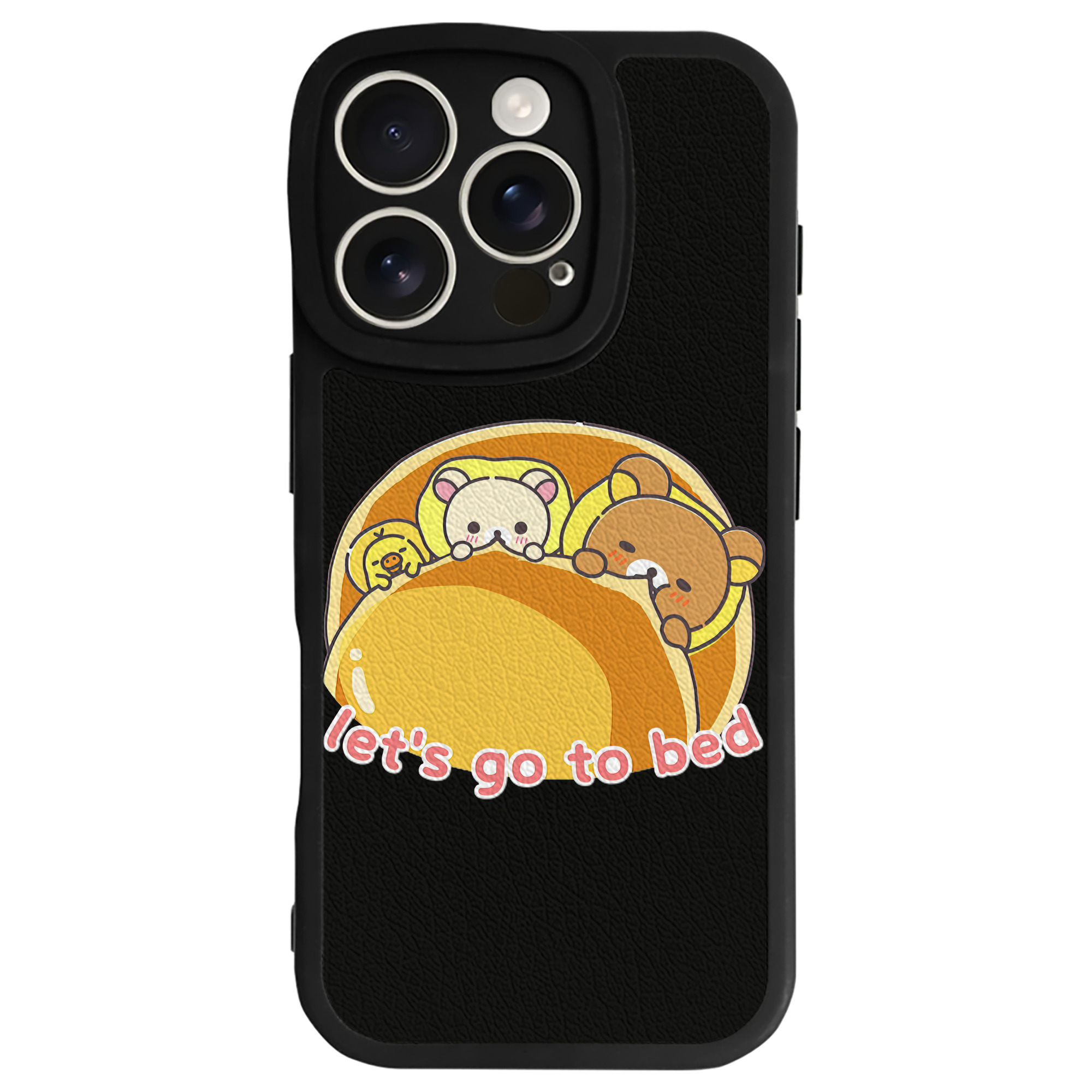 （画像用） リラックマ リラックマ キイロイトリ Rilakkuma Korilakkuma Kiiroitori 【iPhone 16シリーズ対応】シリコンスマホケース（レザー調） 材質：シリコン